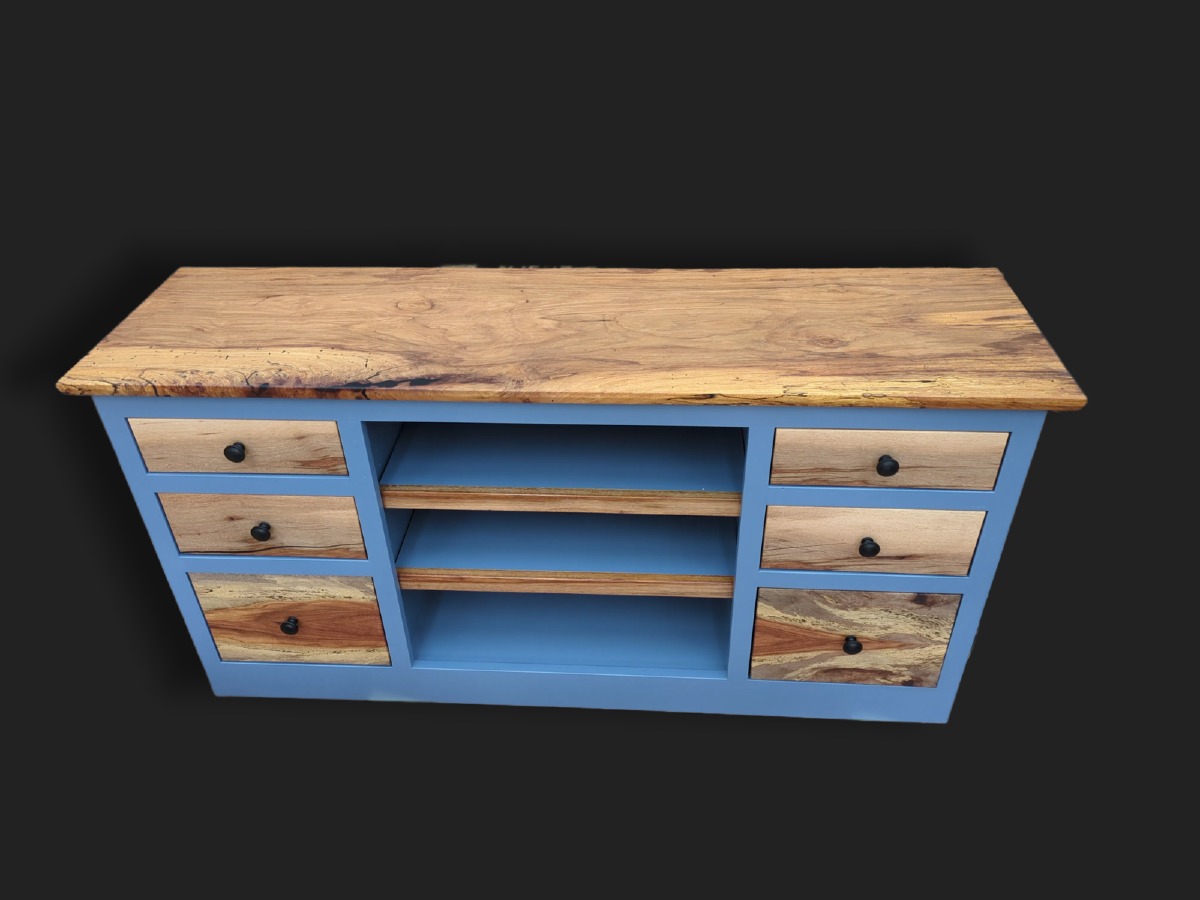 Pecan Top Credenza
